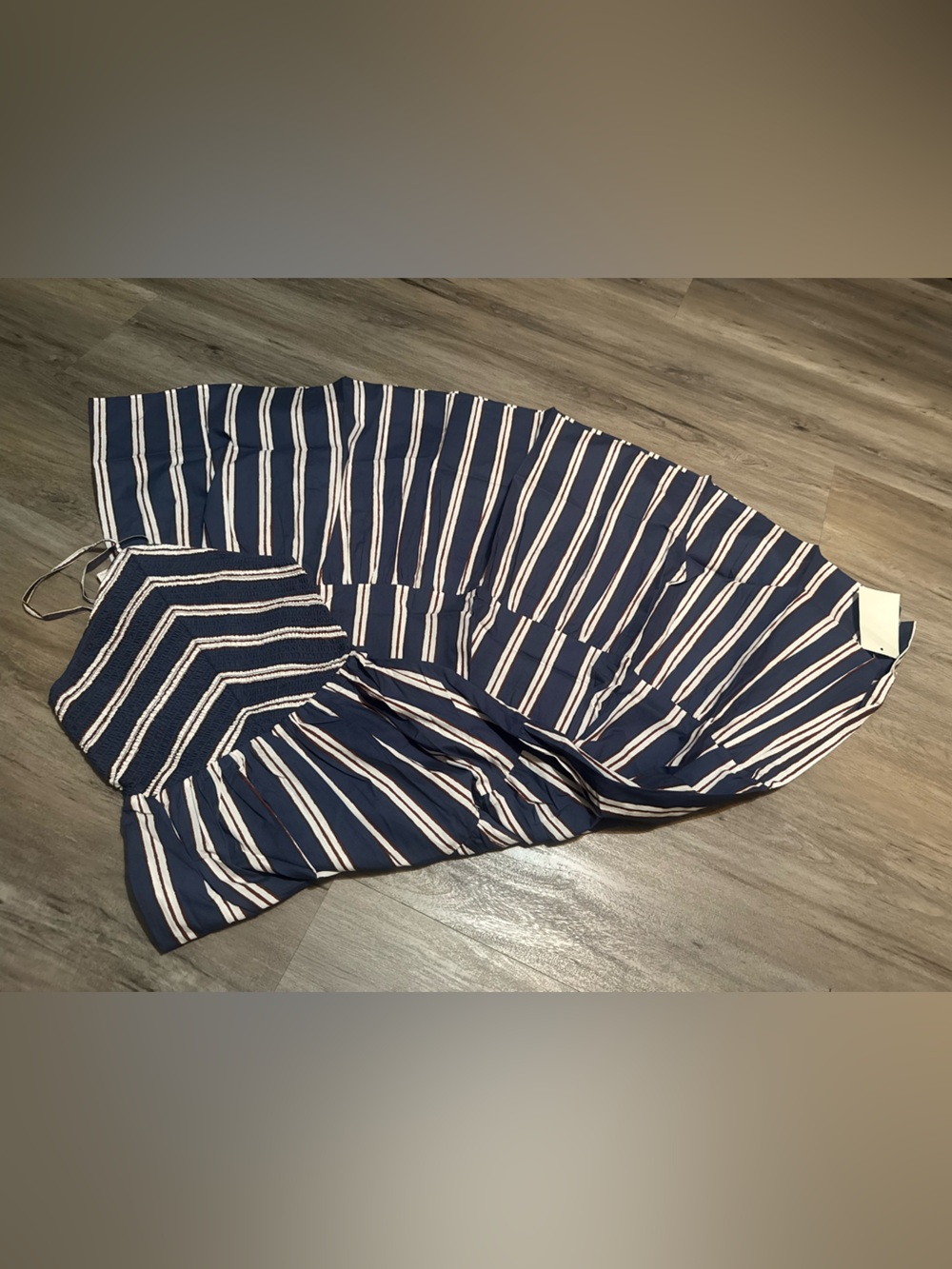 Nobody's Child
Martina Striped Cotton Halter Maxi Dress